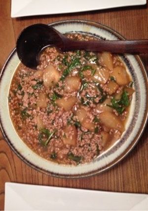 カブと豚ひき肉がっつりおかず-レシピのメイン写真
