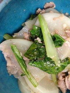 カブと豚肉★味噌炒め-レシピのメイン写真