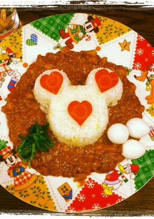 ☆ひよこ豆のミッキーカレー☆-レシピのメイン写真