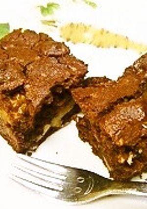 米粉ブラウニー、チョコレートが美味しい-レシピのメイン写真