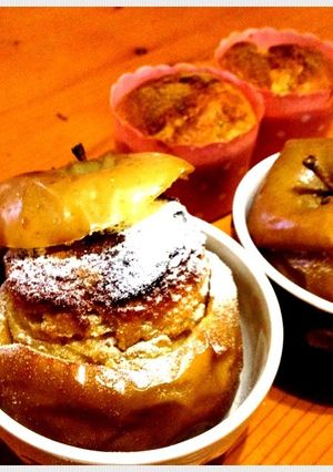 HMde簡単*焼きリンゴケーキ*-レシピのメイン写真