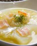 白菜とホタテのこっくりスープ