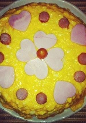 皆でワイワイ、宝探しオムライスケーキ！-レシピのメイン写真