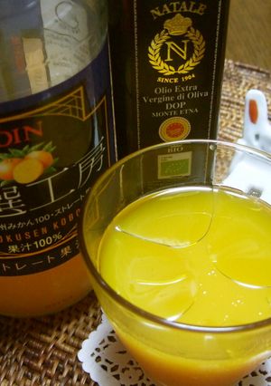 飲む美容液☆オレンジEXVオイルドリンク-レシピのメイン写真