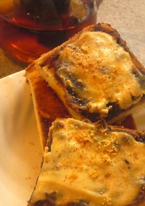 お緋嵯のとーすと●味噌餡と黄粉ヨーグルト-レシピのメイン写真