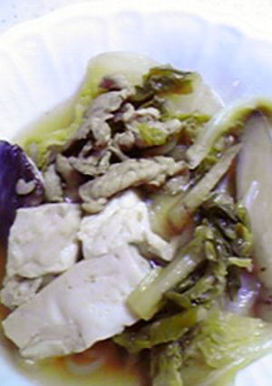 野菜の多い肉豆腐-レシピのメイン写真