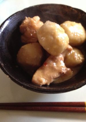 里イモと鶏肉の甘辛煮☆-レシピのメイン写真