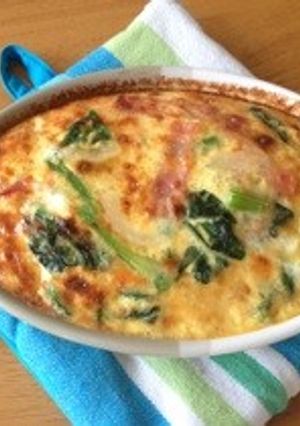 【旨味たっぷり】ほうれん草のキッシュ風-レシピのメイン写真