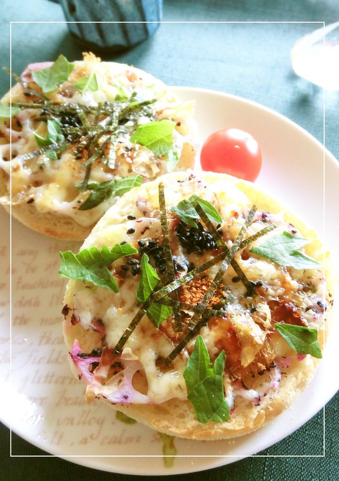 紫蘇おかか海苔風味　蓮根の和トースト-レシピのメイン写真