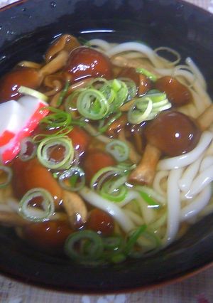 なめこうどん-レシピのメイン写真