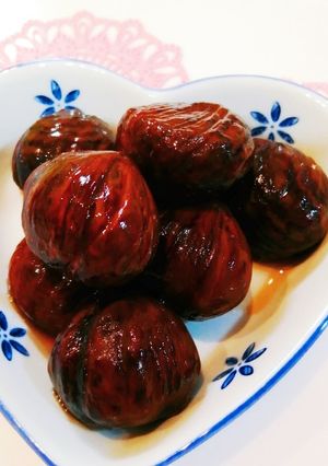 栗の渋皮煮 重曹いらず シンプル簡単に！-レシピのメイン写真