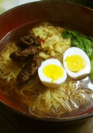 牛肉と青梗菜の中華そば-レシピのメイン写真