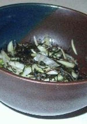 エシャレットの昆布和え-レシピのメイン写真