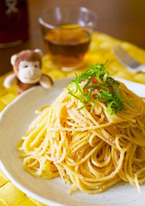 休日ランチにぴったり！簡単たらこパスタ-レシピのメイン写真