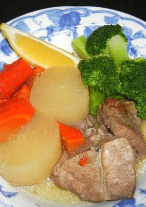 豚肩ロースかたまりと大根のスープ煮-レシピのメイン写真