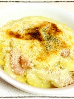 簡単♥ポテウインナーのマカロニグラタン♪-レシピのメイン写真