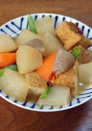 厚揚げと大根の煮物-レシピのメイン写真