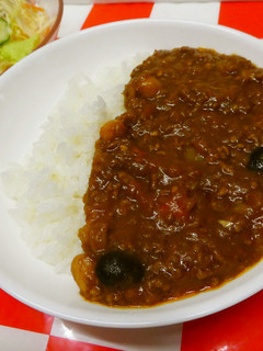 レンジでキーマカレー-レシピのメイン写真