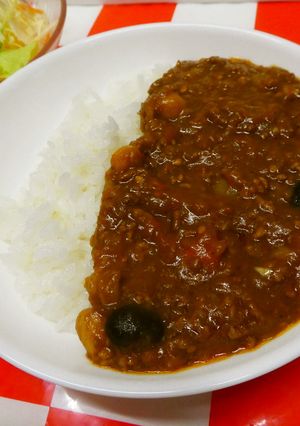 レンジでキーマカレー-レシピのメイン写真