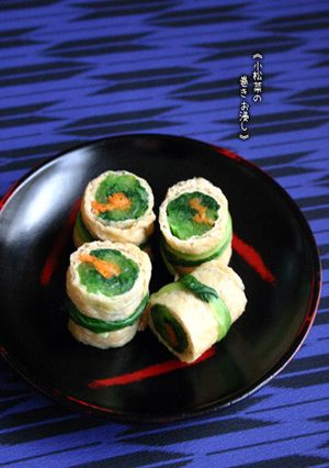 簡～単♪【小松菜の巻きお浸し】お弁当に-レシピのメイン写真