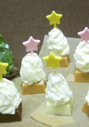 メリクリ♫サワクリで簡単ツリーアイス-レシピのメイン写真