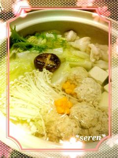 簡単!ポカポカ生姜入り鶏団子♡鍋-レシピのメイン写真