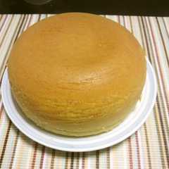 รูปของ 炊飯器でシフォンみたいなホットケーキ