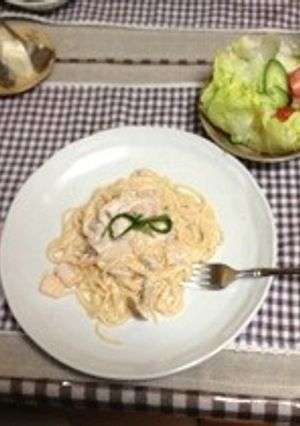 明太子クリームパスタ-レシピのメイン写真