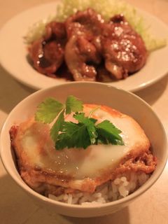 生姜焼きからの目玉定食-レシピのメイン写真