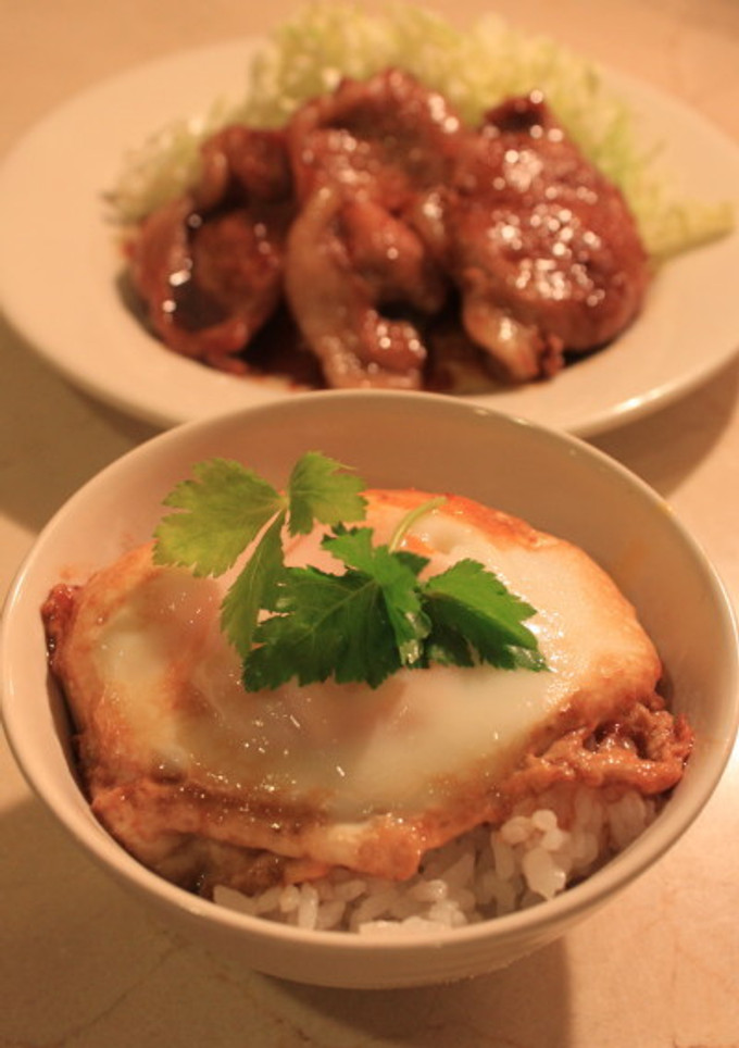 生姜焼きからの目玉定食-レシピのメイン写真