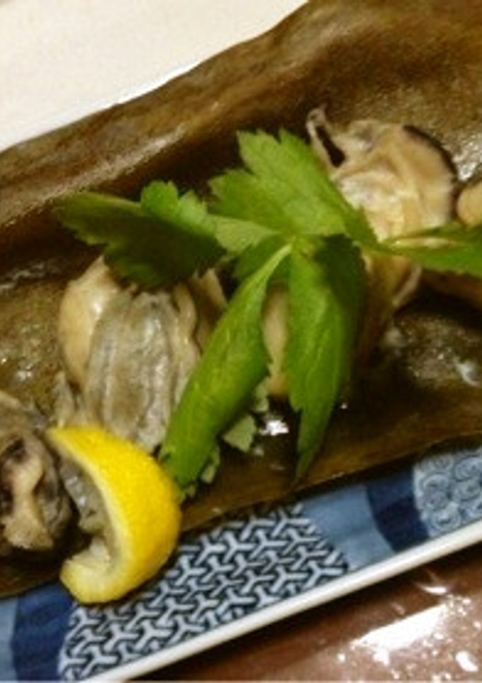 牡蠣の昆布蒸し-レシピのメイン写真