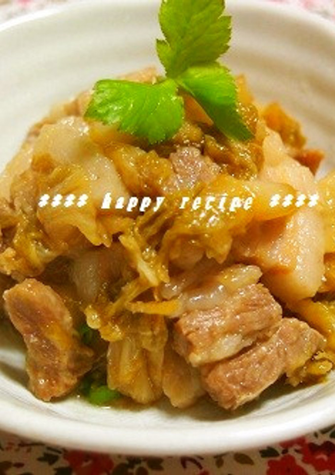 簡単！！白菜と豚バラのとろとろ煮-レシピのメイン写真