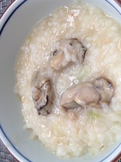 牡蠣のお粥-レシピのメイン写真