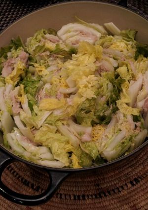 たっぷり白菜と豚バラのうま鍋-レシピのメイン写真