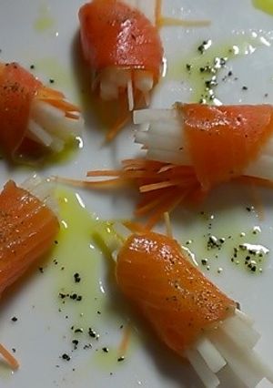 食事療法！！サーモンのカルパッチョ-レシピのメイン写真