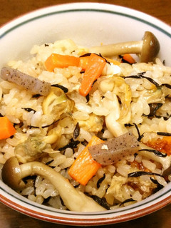 あさりとひじきの欲張り炊き込みご飯-レシピのメイン写真