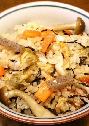 あさりとひじきの欲張り炊き込みご飯-レシピのメイン写真