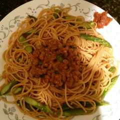 รูปของ 簡単すぎる☆納豆スパゲティー