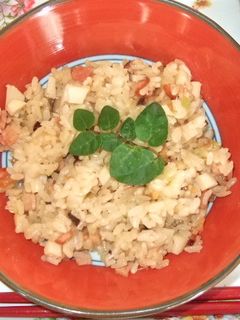 電子レンジで中華おこわ-レシピのメイン写真