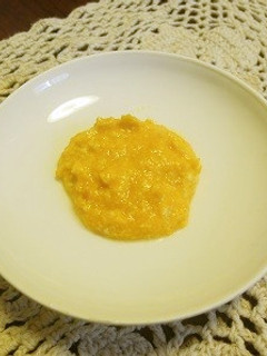 離乳食初期☆かぼちゃ豆腐-レシピのメイン写真