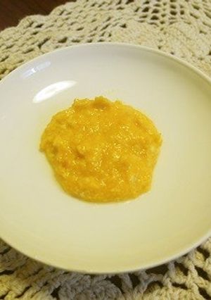 離乳食初期☆かぼちゃ豆腐-レシピのメイン写真