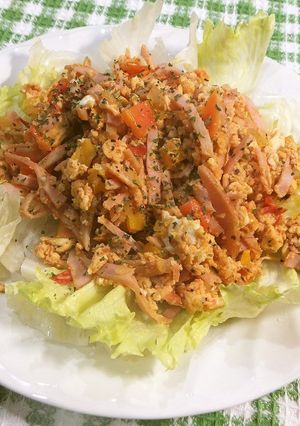 キャロットマトハムタマゴ-レシピのメイン写真