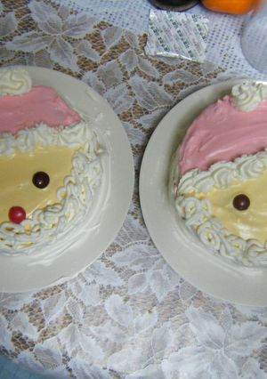 サンタケーキ☆簡単すぎて双子っ！！-レシピのメイン写真