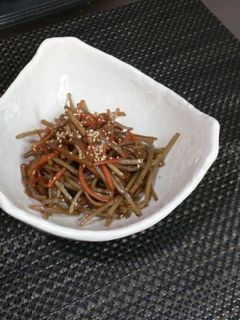簡単スピード♪きんぴらごぼう-レシピのメイン写真