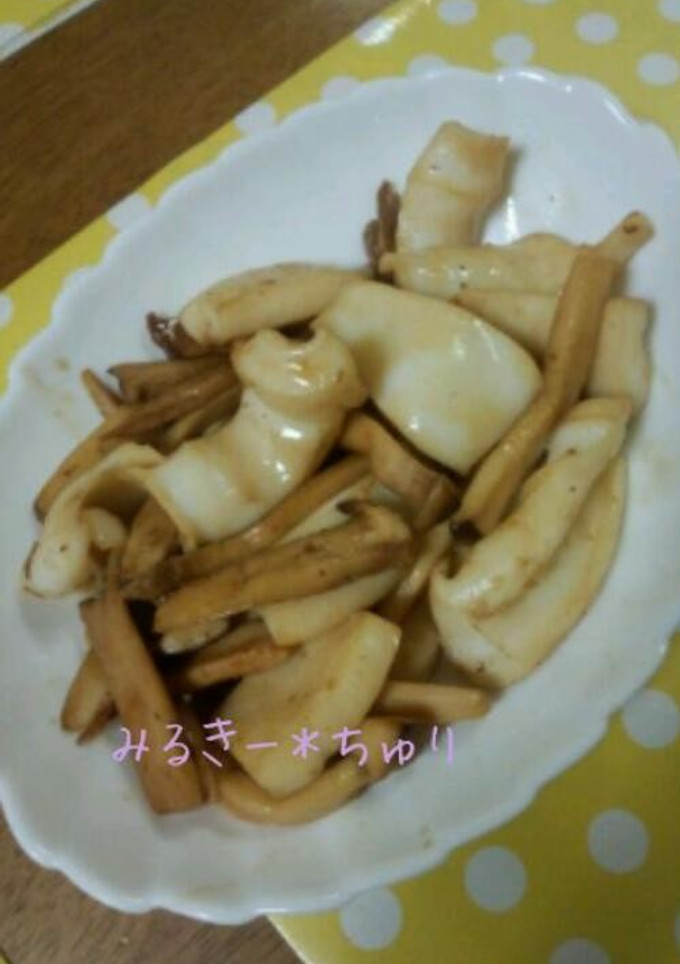 最強＊イカとエリンギのバター醤油炒め-レシピのメイン写真