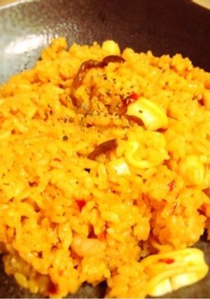 炊飯器で出来るずぼらパエリア-レシピのメイン写真