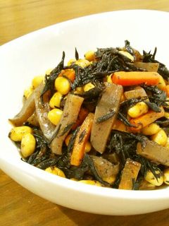 蒟蒻と大豆入り♪うちのひじき煮-レシピのメイン写真