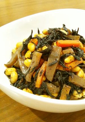 蒟蒻と大豆入り♪うちのひじき煮-レシピのメイン写真