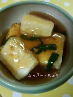 あっさり*あんかけ豆腐ステーキ-レシピのメイン写真