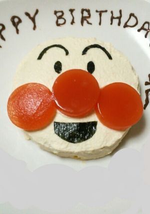 簡単HM☆アンパンマンケーキ☆誕生日に♪-レシピのメイン写真